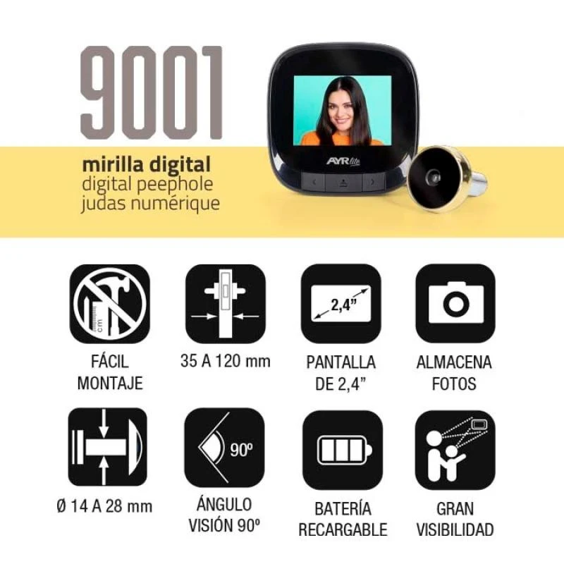 AYR9001 Judas Numérique Noir Chrome AYR 4 AYR9001 Judas Numérique Noir Chrome AYR – Image 2