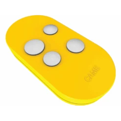 TOPD4RYS Télécommande Jaune 4 Canaux Rolling Code CAME