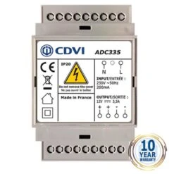 ADC335 Alimentation Régulée 12V 3,5A CDVI