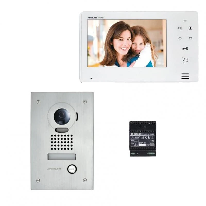 Kit JOS1F Vidéo Platine Encastrée Avec Moniteur écran 7 Pouces - Touche Sensitive AIPHONE 3 Kit JOS1F Vidéo Platine Encastrée Avec Moniteur écran 7 Pouces - Touche Sensitive AIPHONE