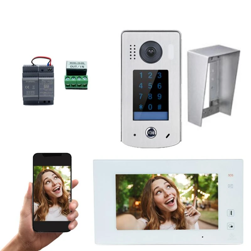 KIT VIDEO AO WIFI 7 POUCES AVEC MÉMOIRE + CAMERA SAILLIE AVEC CLAVIER À CODE AUTOMATISME ONLINE 3 KIT VIDEO AO WIFI 7 POUCES AVEC MÉMOIRE + CAMERA SAILLIE AVEC CLAVIER À CODE AUTOMATISME ONLINE