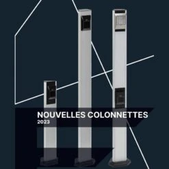 COLONNETTE ALU H500mm Nouvelle Génération FAAC -BFT Soldes Boutique colonnettes faac 800x800