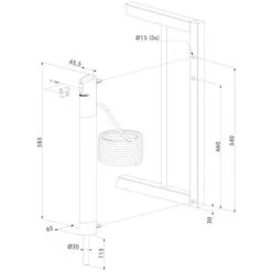 ELECTRADROP-9005 Verrou De Sol électrique Motorisé RAL 9005 LOCINOX 9 ELECTRADROP-9005 Verrou De Sol électrique Motorisé RAL 9005 LOCINOX -BFT Soldes Boutique electradrop dimensions 1280px 800x800