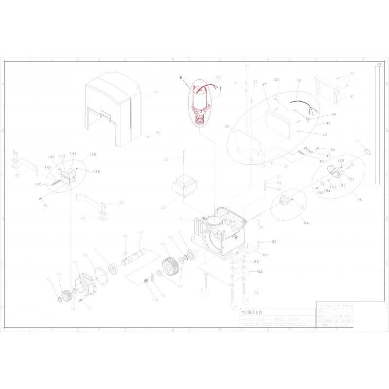 MOTOREDUCTEUR BFT 24V POUR ARES 1000/1500 ET URANO BT 6 MOTOREDUCTEUR BFT 24V POUR ARES 1000/1500 ET URANO BT – Image 4