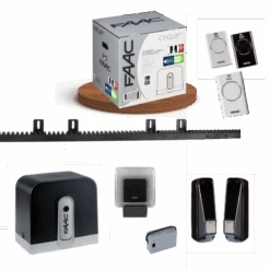 PACK CYCLO INTEGRAL FAAC C720 Motorisation Coulissant 400Kg 24V