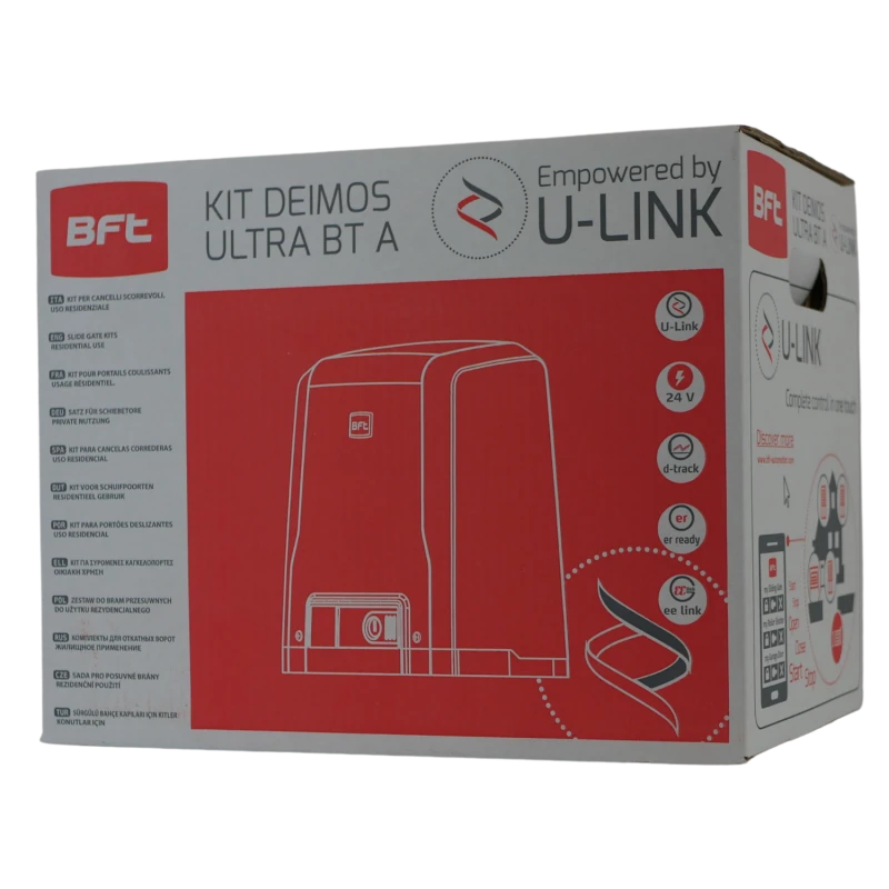 Kit DEIMOS BT ULTRA A400 Motorisation Coulissant BFT + Crémaillère 4 Kit DEIMOS BT ULTRA A400 Motorisation Coulissant BFT + Crémaillère – Image 2
