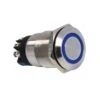 PB19NO+NC_B12ST BOUTON POUSSOIR SEUL INOX LED BLEU SANS PLAQUE SEWOSY 12V -BFT Soldes Boutique pb19nonc b12 st bouton poussoir sewosy 800x800
