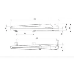 BOB2124E Motoréducteur électromécanique 24V BENINCA -BFT Soldes Boutique schema bob2124 800x800