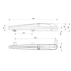 KBOB3024E Kit De Motorisation Pour Portail Battant Jusqu'à 3 Mètres BENINCA 15 KBOB3024E Kit De Motorisation Pour Portail Battant Jusqu'à 3 Mètres BENINCA -BFT Soldes Boutique schema bob3024e 800x800 1