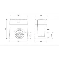 BULL1524 Motoréducteur électromécanique 24V BENINCA 7 BULL1524 Motoréducteur électromécanique 24V BENINCA -BFT Soldes Boutique schema bull 1524 800x800