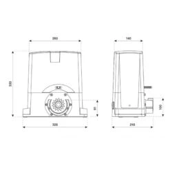 KBULL624 Kit De Motorisation 24V Pour Portail Coulissant BENINCA 10 KBULL624 Kit De Motorisation 24V Pour Portail Coulissant BENINCA -BFT Soldes Boutique schema bull 624 800x800 1