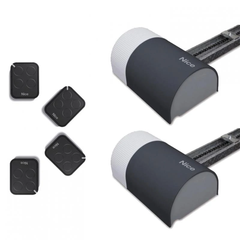 DOUBLE SHELKIT 75 Motorisation 24V Portes De Garage NICE 3 DOUBLE SHELKIT 75 Motorisation 24V Portes De Garage NICE