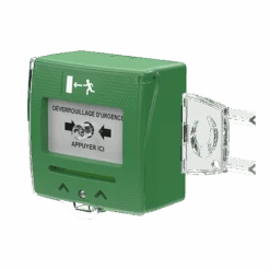 SHOKV2 Déclencheur Manuel Vert 2 Contacts + Capot SEWOSY -BFT Soldes Boutique shokv2 pifra3 800x800