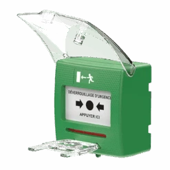 SHOKV2 Déclencheur Manuel Vert 2 Contacts + Capot SEWOSY -BFT Soldes Boutique shokv2 pifra4 800x800