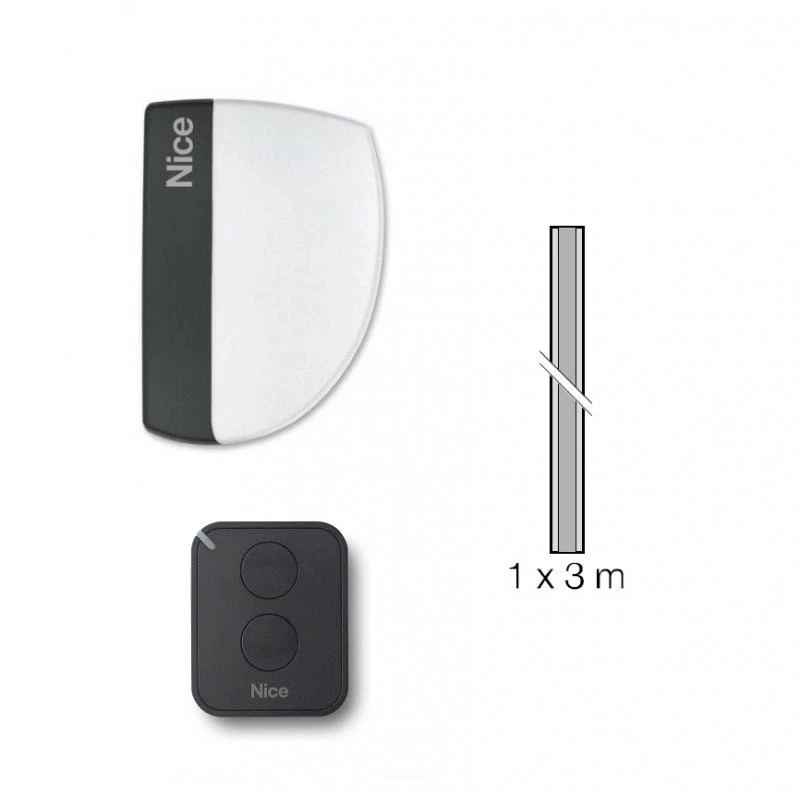 SPINKIT 11 Motorisation Portes De Garage NICE 24V, Avec Rail 3 SPINKIT 11 Motorisation Portes De Garage NICE 24V, Avec Rail